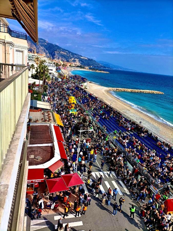 Seaviews By Jenni Menton, La Suite, Superbe Front De Mer, Top Emplacement Avec Terrasse Et Parking! Eksteriør billede