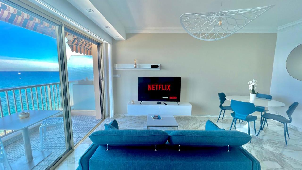 Seaviews By Jenni Menton, La Suite, Superbe Front De Mer, Top Emplacement Avec Terrasse Et Parking! Eksteriør billede